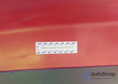 2016 Hyundai Veloster из США, поврежденный, VIN KMHTC6AD3GU256527